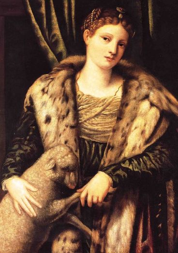 Tullia as possibly Salome ca. 1537 by  Moretto da Brescia  Location TBD